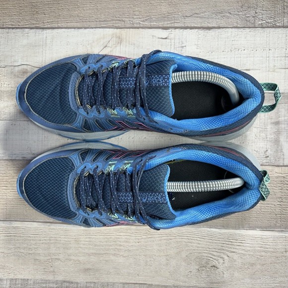 Asics GEL-Venture 7 Peacoat Women's Running Shoes Blue Pink Size 10 1012A476 - Picture 4 of 16